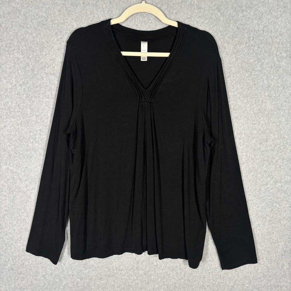 Merona Shirt Womens XXL 2XL Flowy Loose Thin Knit Basic Capsule Career Church